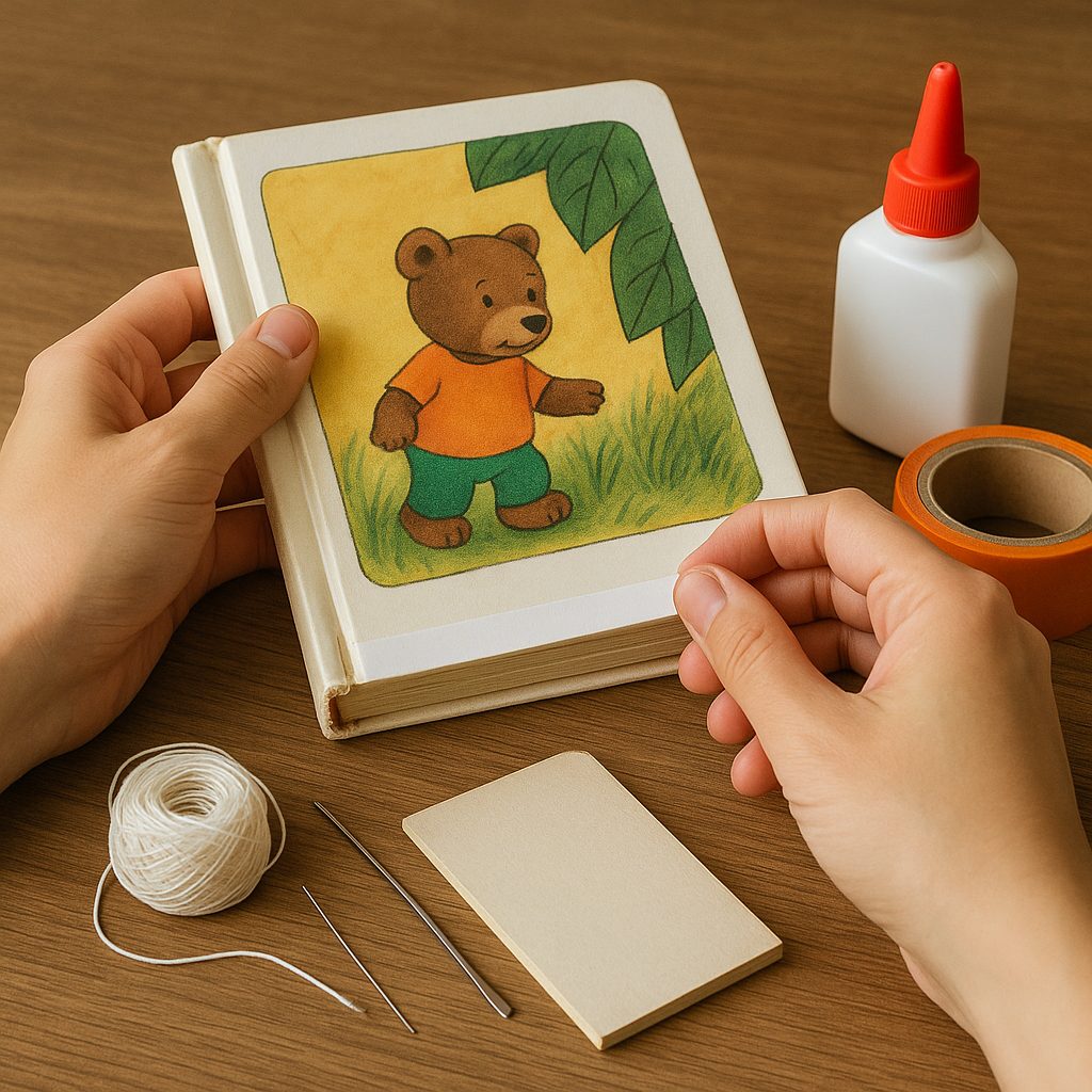 絵本がバラバラになったときの原因と修理に必要な道具