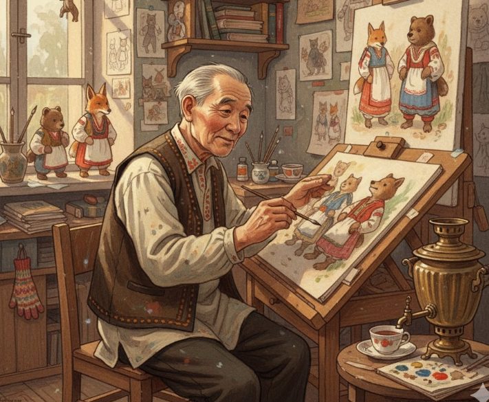 絵本の作者エウゲーニー・ラチョフとは